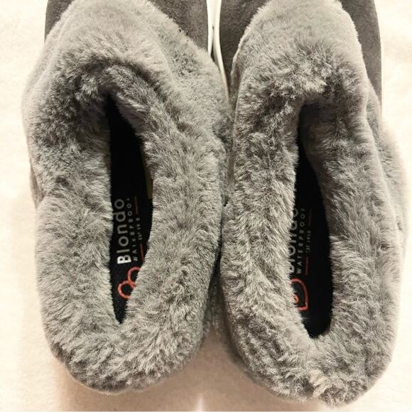 NWOT Blondo Waterproof Faux Fur Lined Slide In Slipper Size 5.5 - Picture 11 of 14
